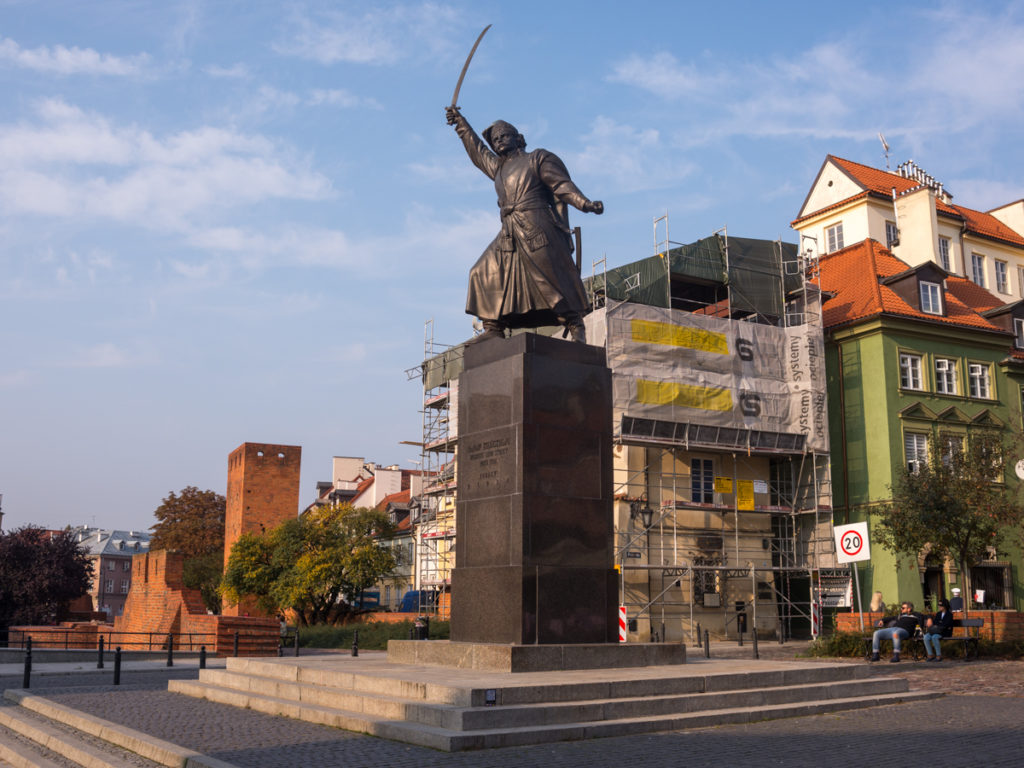 Das Denkmal zum Gedanken an Jan Kiliński